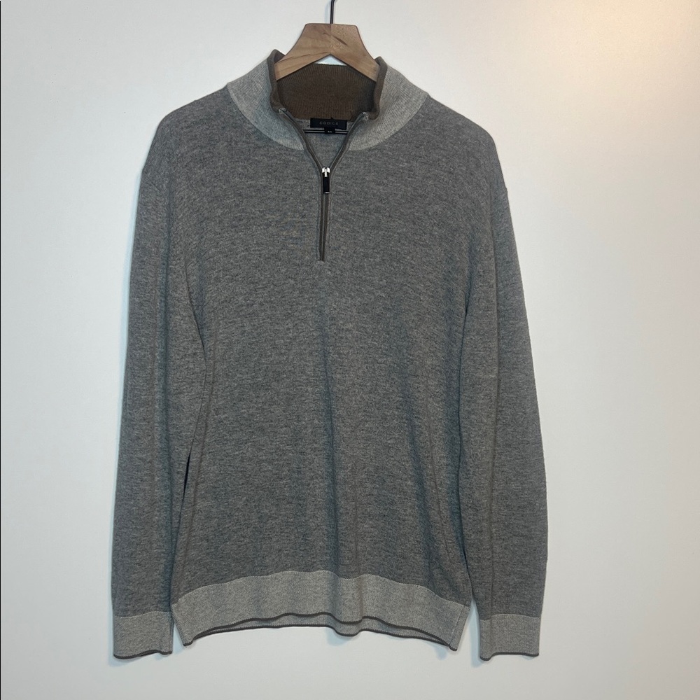 Codice 1/4 zip merino wool sweater Size 54